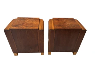 Two Art Deco Cabinets or Bed Side Tables, 1930s